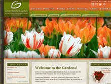Tablet Screenshot of garvangardens.org